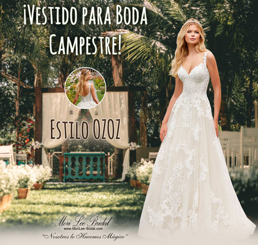 Boda Campestre con el estilo OZOZ