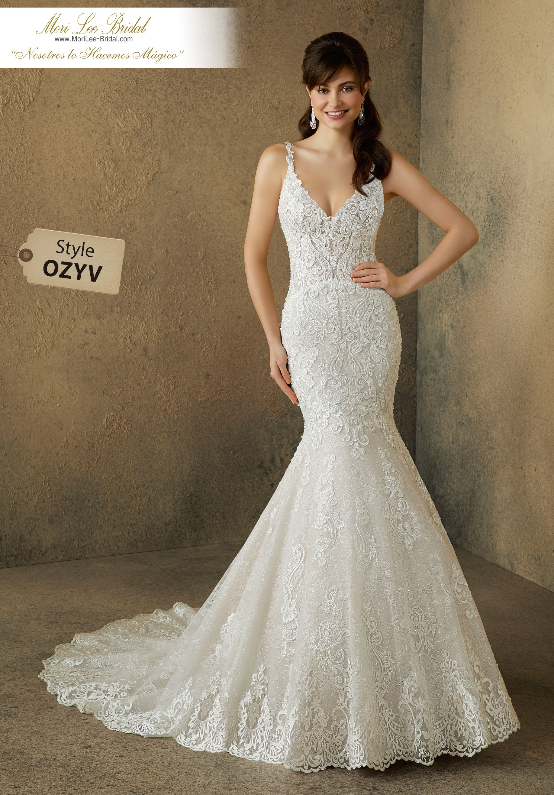 Sirena Vestido De Novia Chantilly OZYV* VESTIDO DE NOVIA RENE MORI