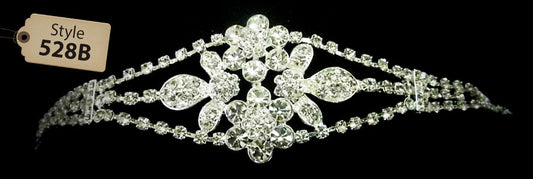 Brazalete con pedrería para novia 528*