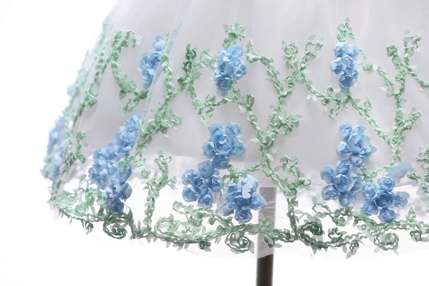 Baby Girl Flower Mesh Overlay Design Bow Tie Vest Dress Birthday Formal Dress My Kids-USA