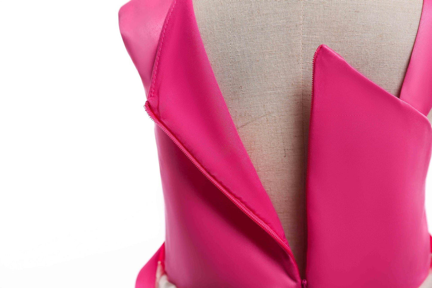 Baby Girl Floral Patched Pattern Striped Tutu Princess Dress One Shoulder Dress My Kids-USA