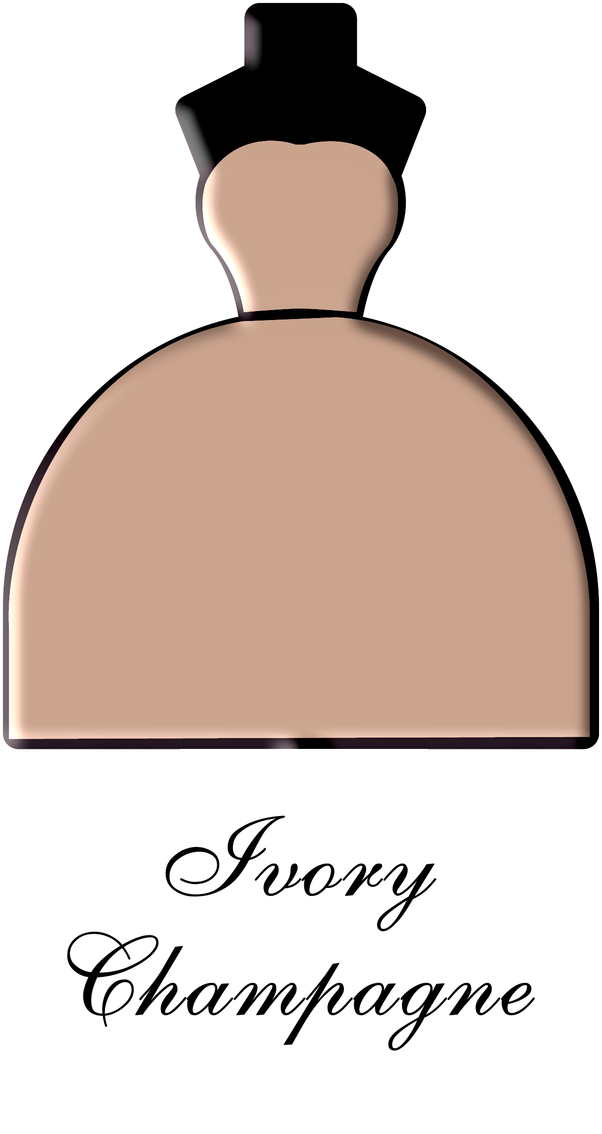 Stock Novia Color Ivory Champagne