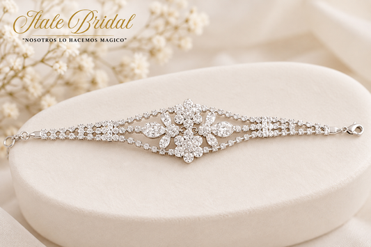 PULSERA DE FLORES-528*