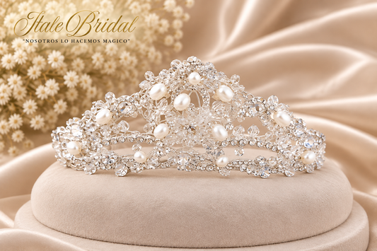 CORONA GRANDE PEDRERIA Y PERLAS