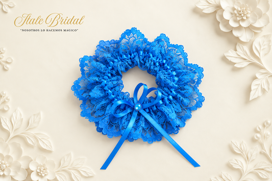 LIGA DE NOVIA-COLOR AZUL