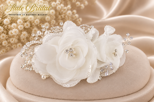 FLORES GRANDES IVORY-9740*