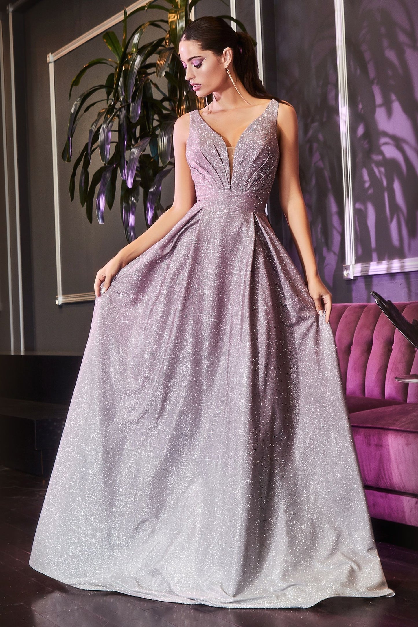 Ombre Sparkle Ball Gown