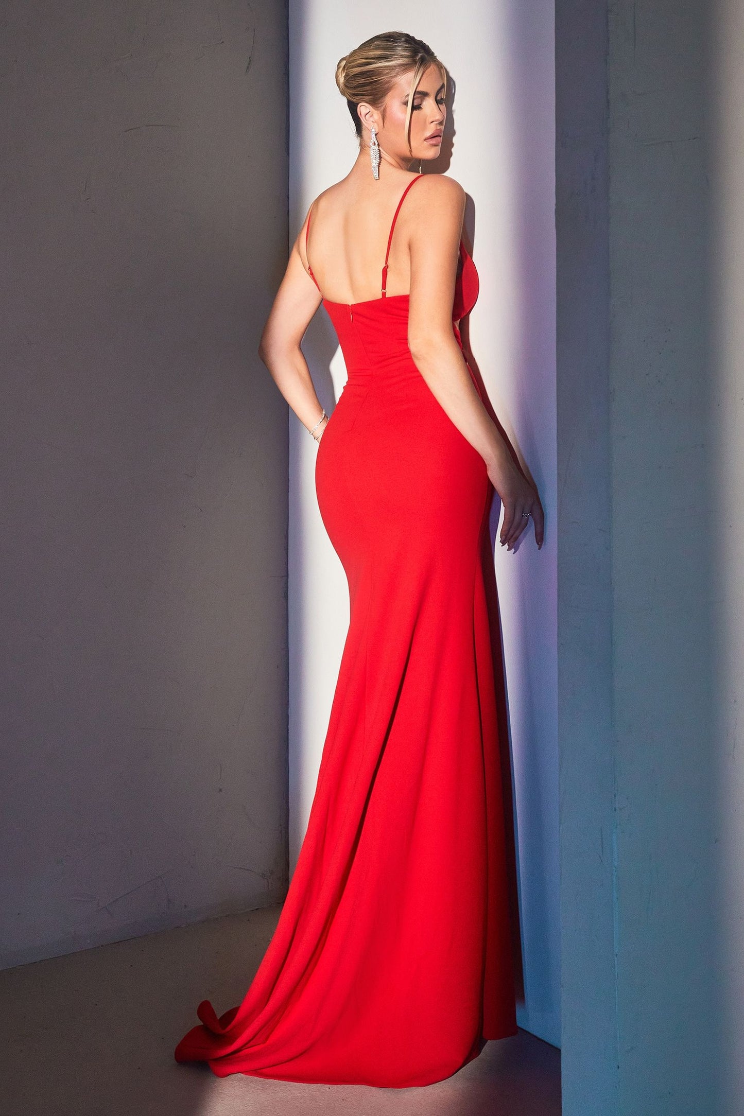 Fitted Sexy Cut Out Gown